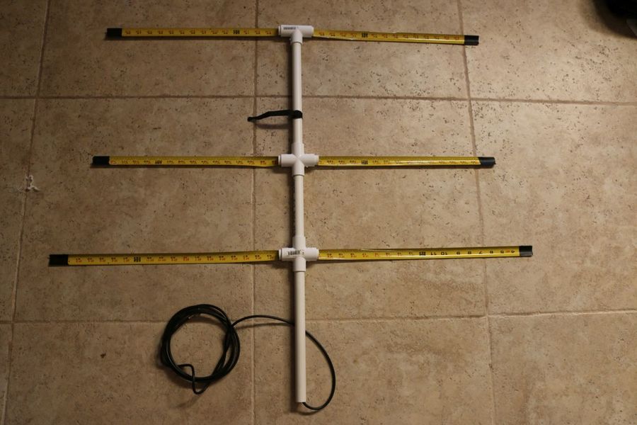 KF7CRU Tape Measure Yagi Antenna Review or Discard at Will
